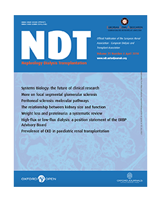 Oxford University Press - Nephrology Dialysis Transplantation